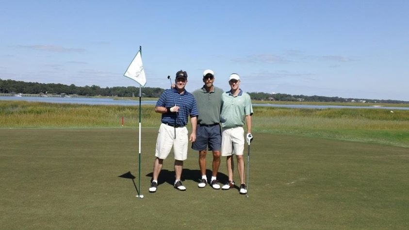 Avid golfers
